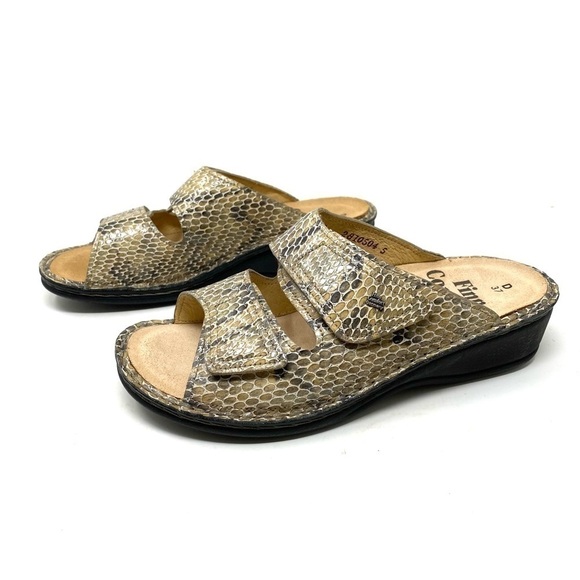 FINN COMFORT WOMENS JAMAIKA SOFT SANDALS - VIPERA MUSHROOM - Picture 2 of 8